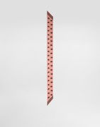 Dolce & Gabbana Twill Headscarf with All-over DG Logo Print