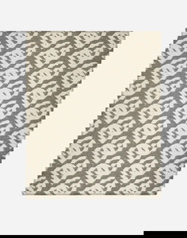 Домашен декор Dolce & Gabbana Dolce & Gabbana Wool, Silk, And Cashmere Monogram Pattern Blanket Onesize Сиво | TCE012TCAN1U0020, 0