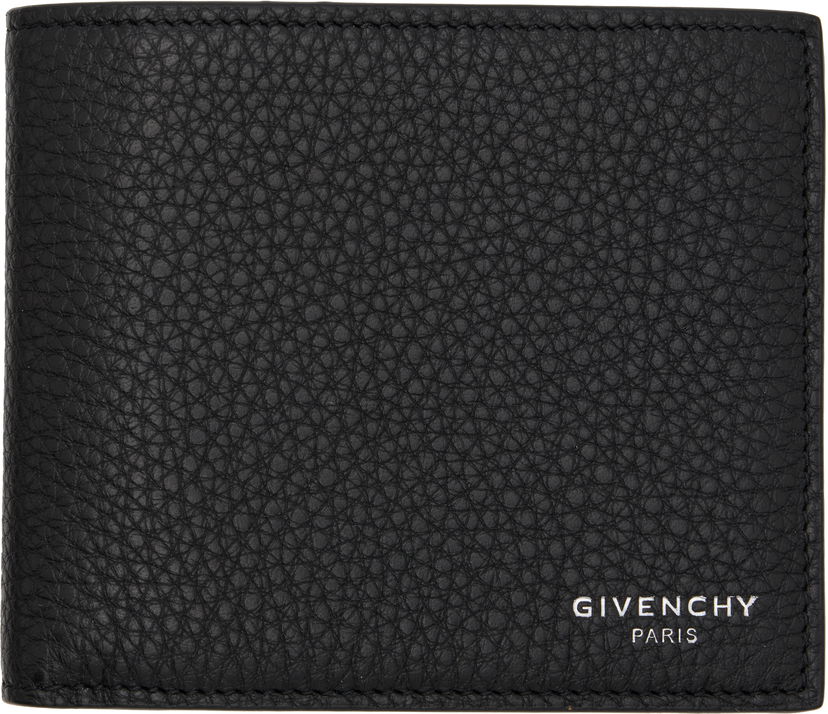 Портфейл Givenchy Pebbled Leather Billfold Wallet Черно | BK608NK213001
