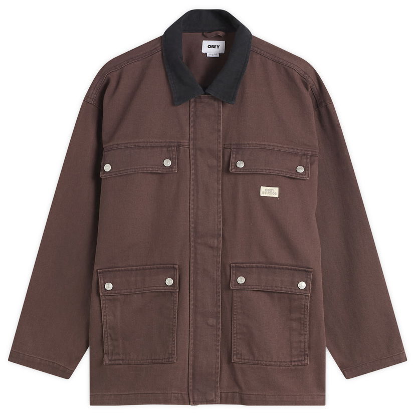 Яке OBEY Fritz Jacket Кафяво | 221800437-CHO