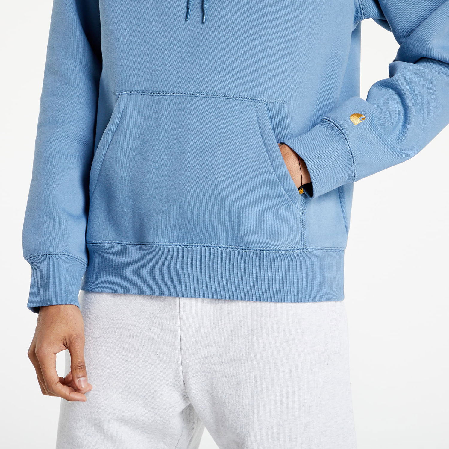Суитчър Carhartt WIP Hooded Chase Sweat Синьо | I026384.0O6XX, 1