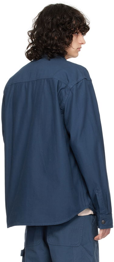 Риза Carhartt WIP Workwear Button-Up Shirt Jacket Синьо | I033443, 2