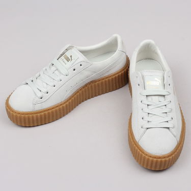 Кецове и обувки Puma Suede Creepers star white - star white - oatmeal Бежово | 361005 06, 2