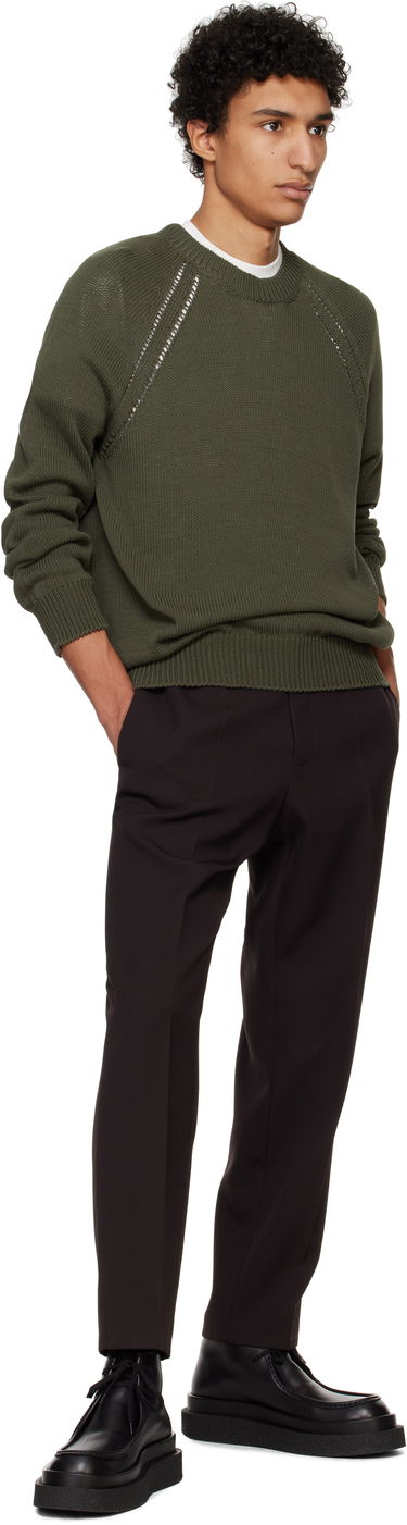 Пуловер Jil Sander Jil Sander Seamless Sweater Зелено | J22GP0237_J15432, 3