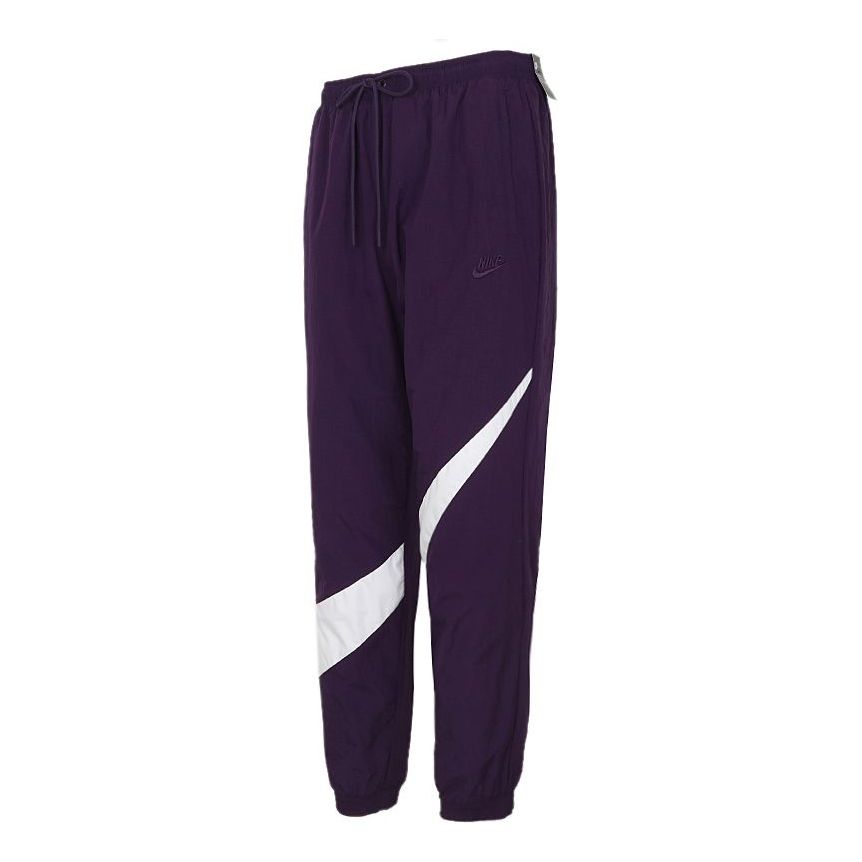 Спортни панталони Nike Sportswear Logo Print Ankle Banded Pants Лилаво | AR9895-525, 0