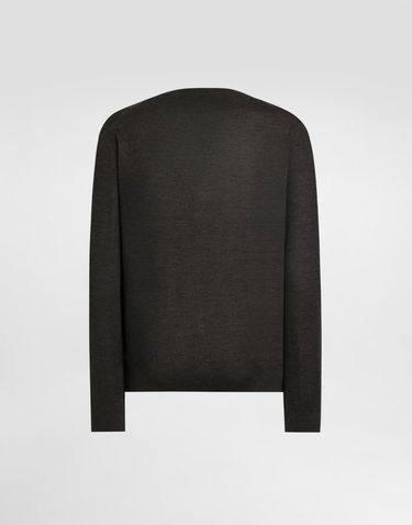 Пуловер Dolce & Gabbana Cashmere Cardigan With Buttons Сиво | GXV87TJBW05N1254, 1