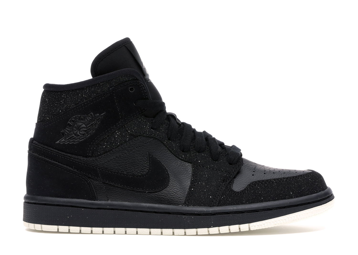 Кецове и обувки Jordan Jordan 1 Mid "Glitter Black" W Черно | BQ6472-001, 0