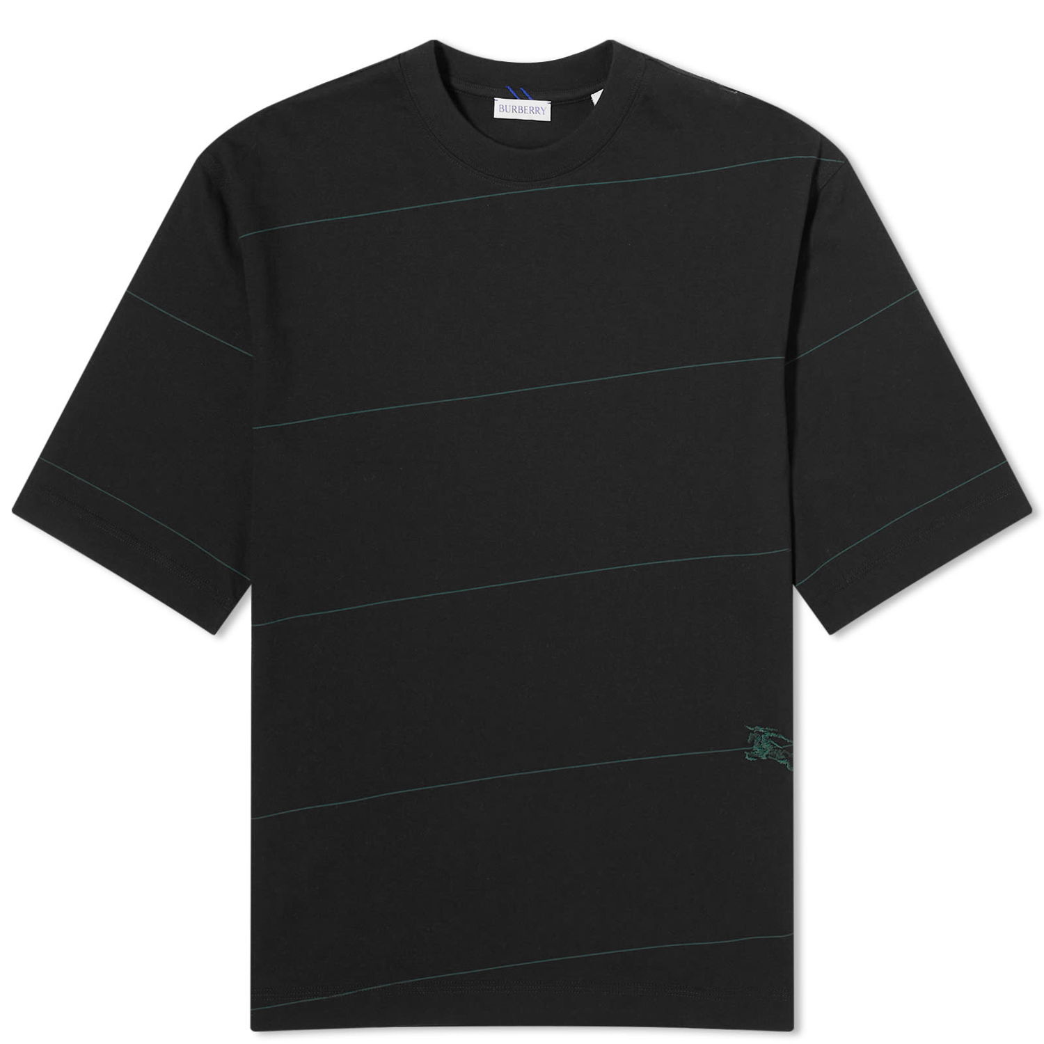 Тениска Burberry Diagonal Stripe T-Shirt Черно | 8083613-A1189, 0