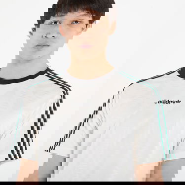 Тениска adidas Originals T-Shirt Jacquard Jersey Бяло | KE2139, 1