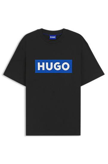 Тениска BOSS HUGO T-Shirt with Logo Print Черно | 50522376, 0