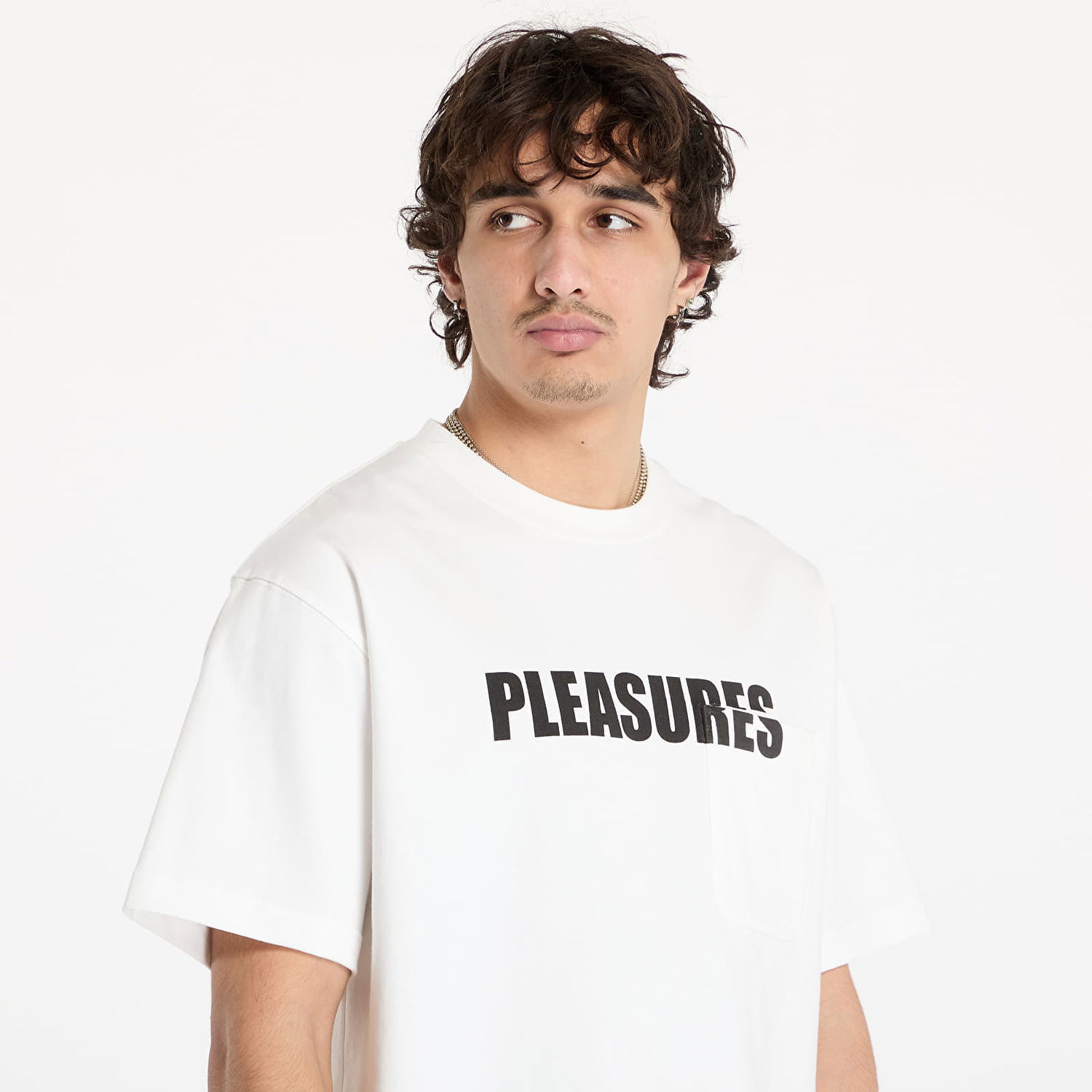 Тениска Pleasures White Бяло | P24W009 WHITE, 1