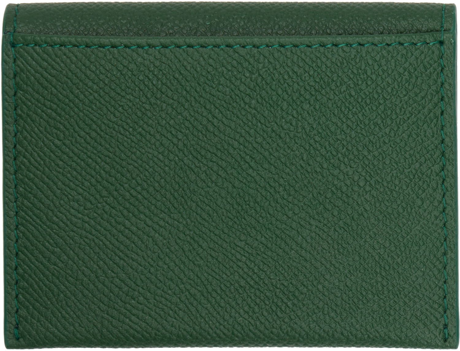 Портфейл FERRAGAMO Salvatore Ferragamo Gancini Compact Bifold Wallet Зелено | 779903, 1