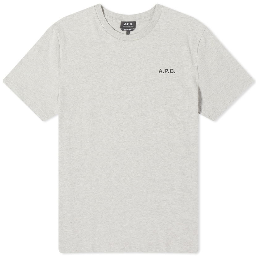 Тениска A.P.C. Wave Back Print T-Shirt Сиво | COEZB-H26365-PLB