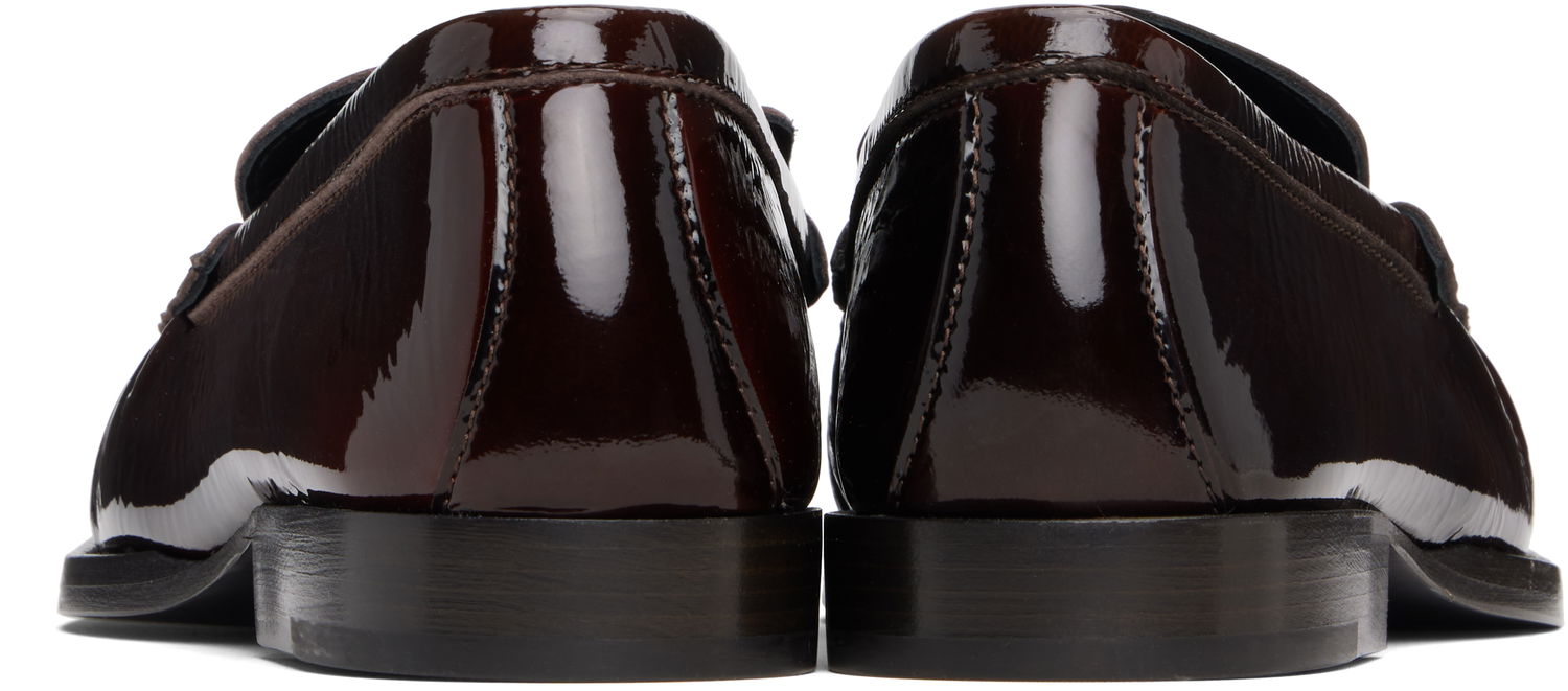 Кецове и обувки Dries Van Noten Dries Van Noten Leather Loafers Кафяво | 252-011700-190, 1