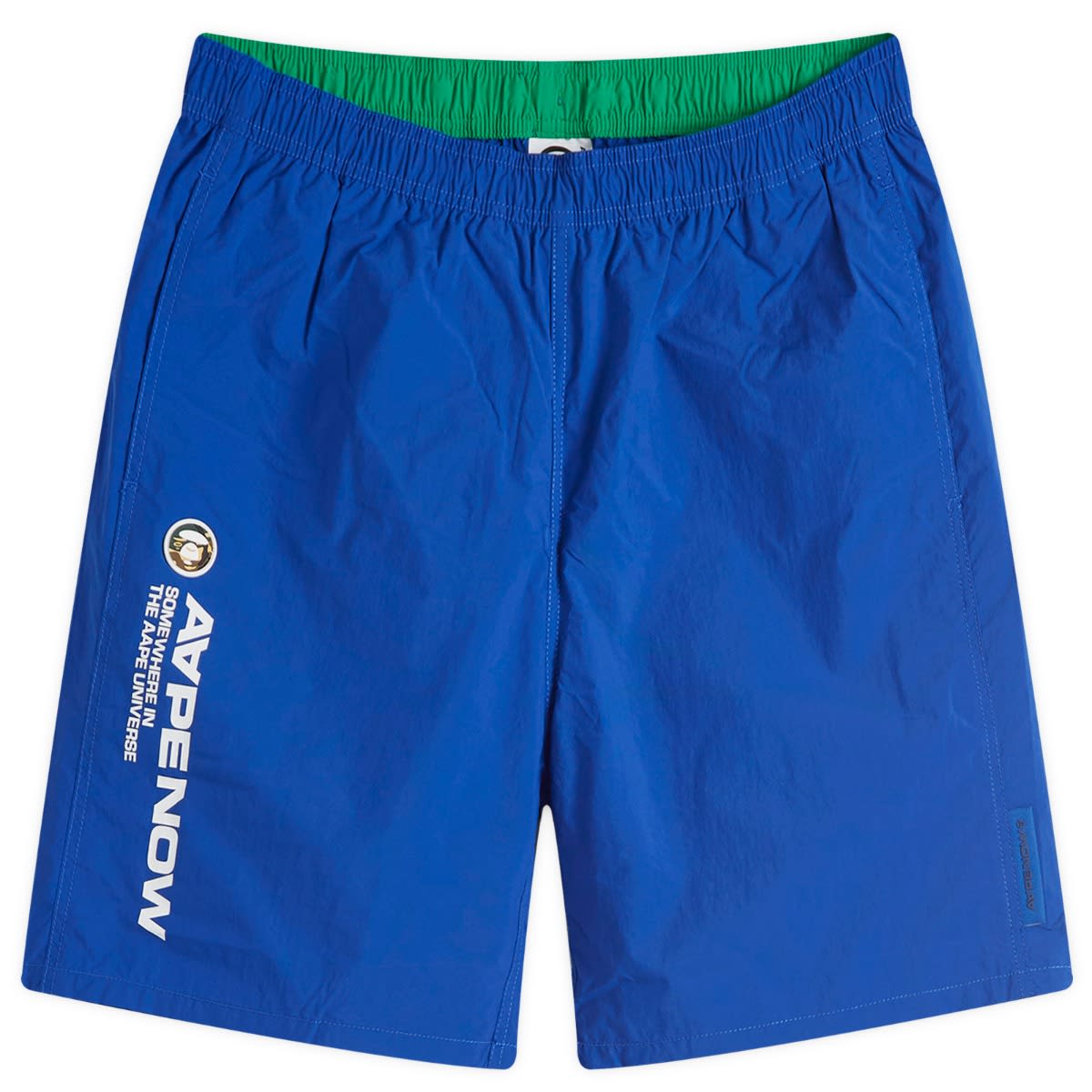 Къси панталони AAPE by A Bathing Ape AAPE Nylon Shorts Синьо | AAPSPMA669XXMBLD, 0