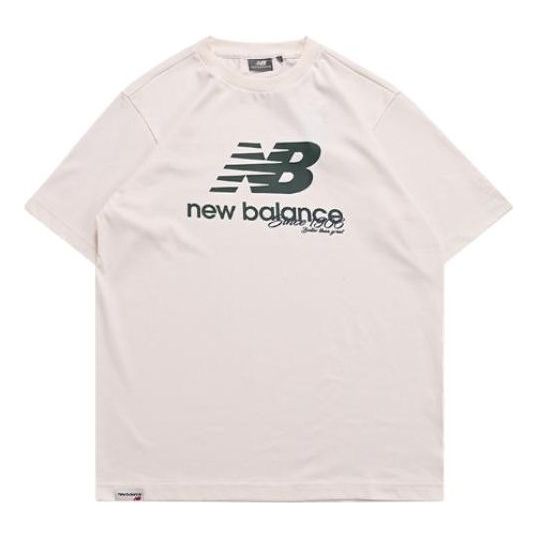 Тениска New Balance Essentials Stacked Logo Graphic T-Shirt Бяло | 5ED25333-IV
