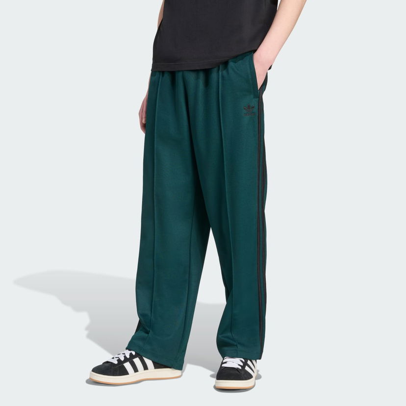 Спортни панталони adidas Performance Adicolor Firebird Baggy Fit Track Pants Зелено | JY1420
