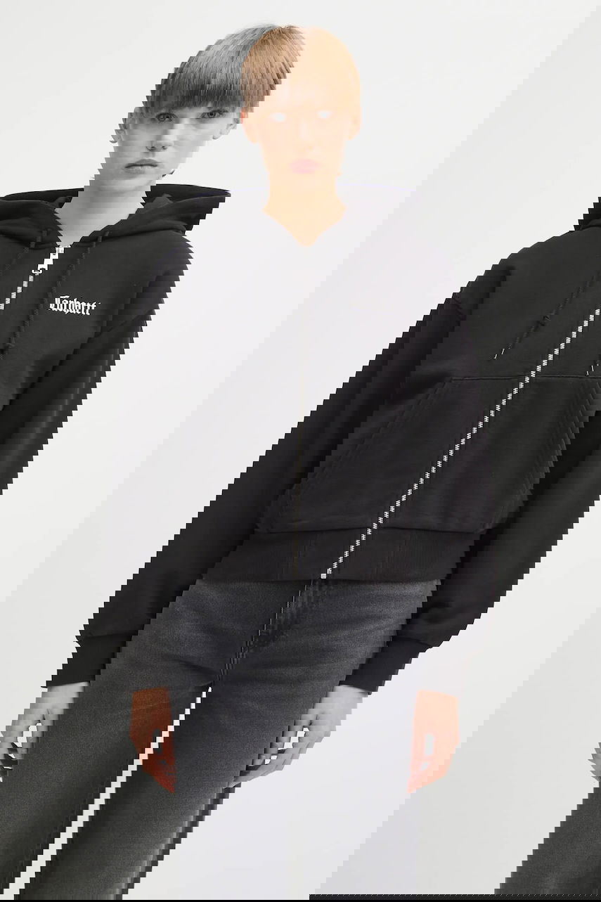 Суитчър Carhartt WIP Hooded Schooling Jacket with Print Черно | I035514.8906, 0