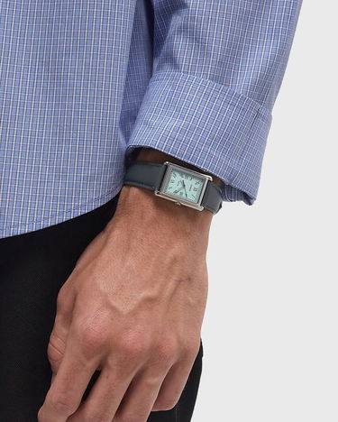 Часовник CASIO TIMELESS COLLECTION Rectangular Roman Numerals Analog Watch with Leather Strap Сиво | LTP-B165L-2BVEF, 2