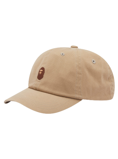 One Point Panel Cap Beige