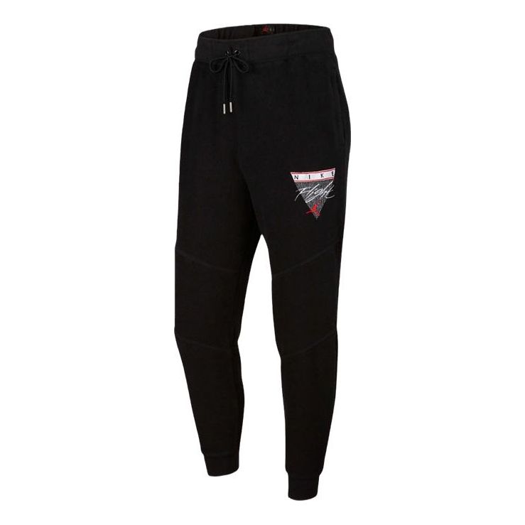 Спортни панталони Jordan Jordan Triangle Flying Man Patch Logo Sports Pants Черно | CZ1210-010, 0