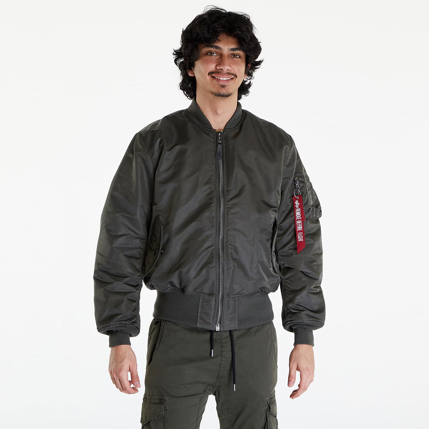 Яке Alpha Industries MA-1 Heritage Rep Grey Сиво | 100101 04, 0