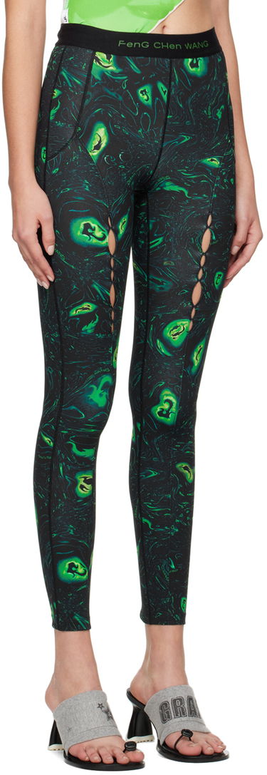 Клинове Feng Chen Wang Feng Chen Wang Phoenix Sport Leggings Зелено | FWF14LG01, 1