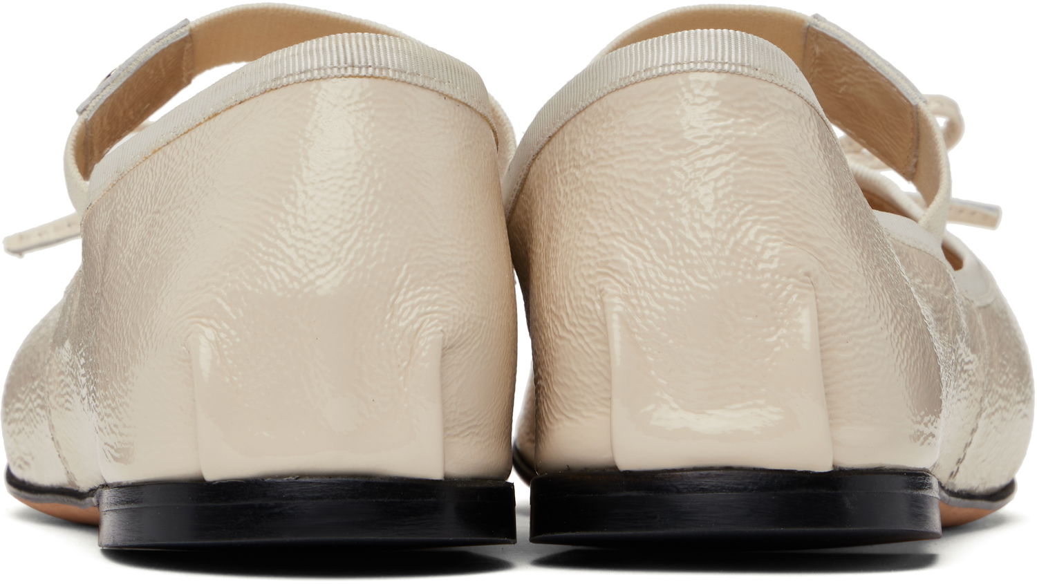 Облекло Anine Bing ANINE BING Jolie Ballerina Flats Бяло | A-14-11216-IVY17, 1