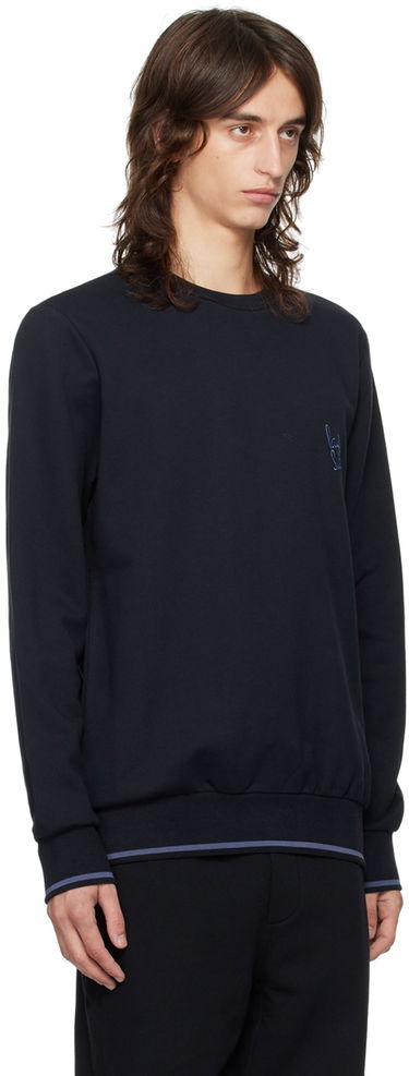 Суитчър Paul Smith Paul Smith Embroidered Sweatshirt Черно | M1R-302S-NP4718-49, 1
