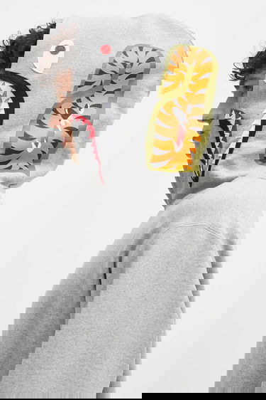 Суитчър BAPE Abc Camo Shark Pullover Hoodie Сиво | 1L30114009, 5