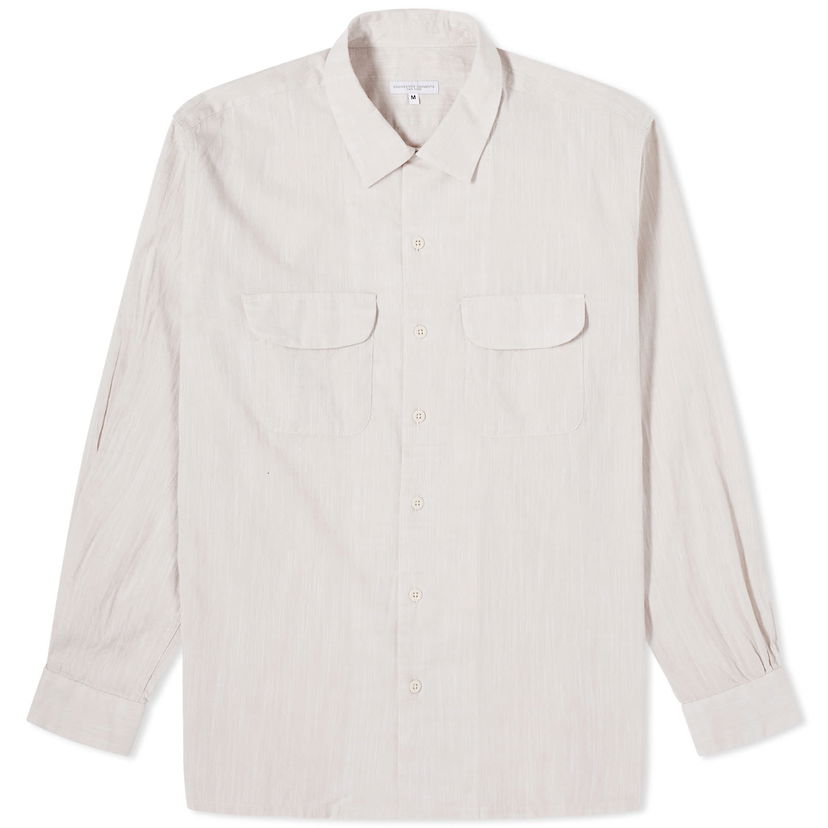 Риза Engineered Garments Classic Cotton Slub Shirt Бяло | 24S1A005-SV072