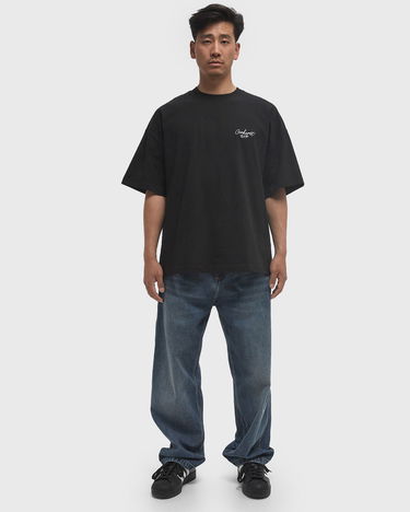 Тениска Carhartt WIP Carhartt WIP Script Embroidery T-Shirt Черно | I0338280D2XX, 4