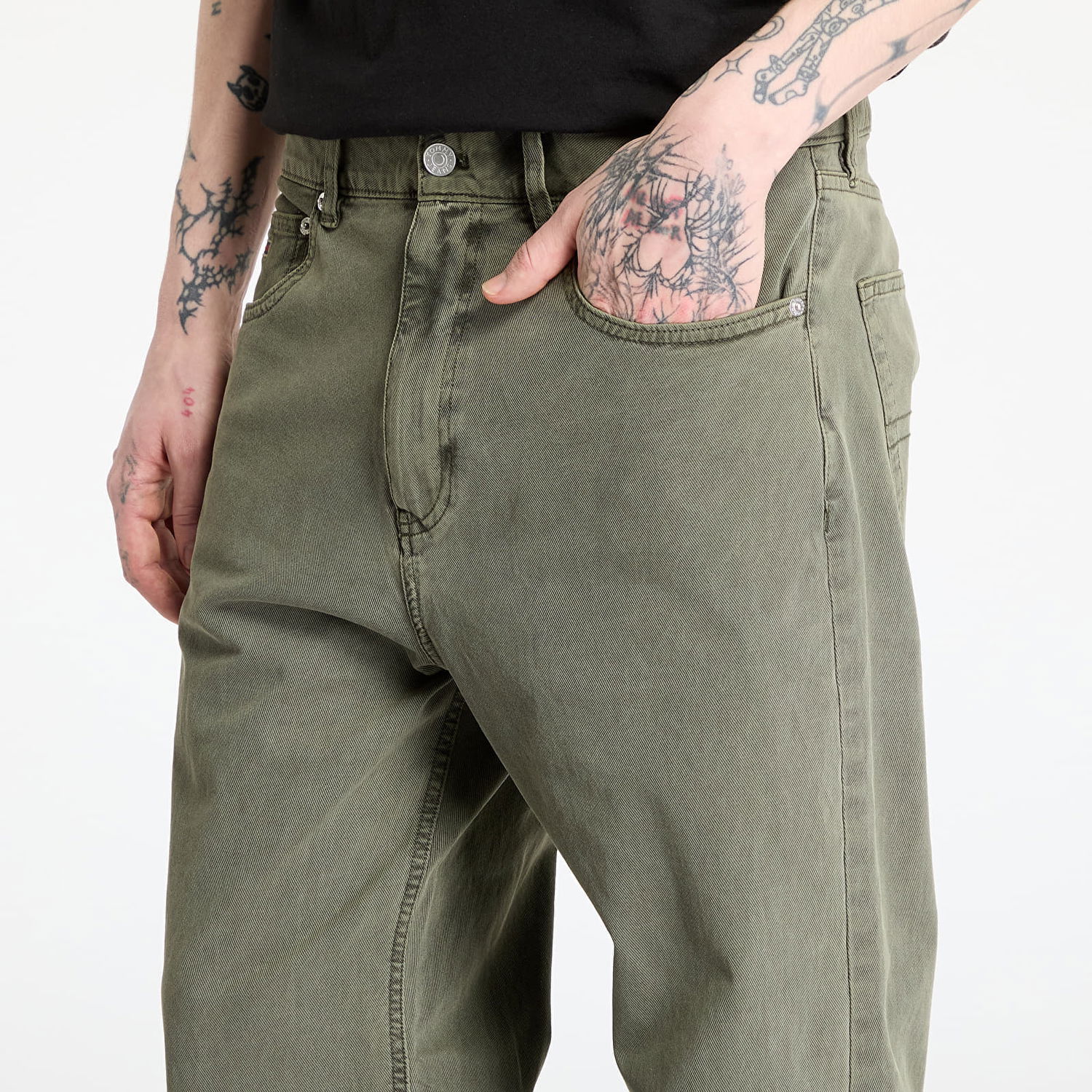 Панталони Tommy Hilfiger Tommy Jeans Otis 5 Pocket Twill Pants W30/L32 Зелено | DM0DM20292 M12, 1
