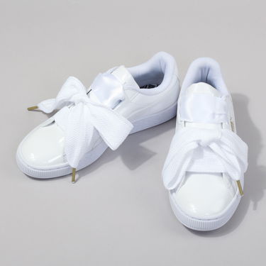 Кецове и обувки Puma Basket Heart Patent W Бяло | 363073 02, 2