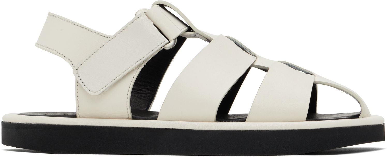 Грижа за обувките Studio Nicholson Studio Nicholson Cassius Sandals Бяло | CASSIUS SNW - 1380, 0