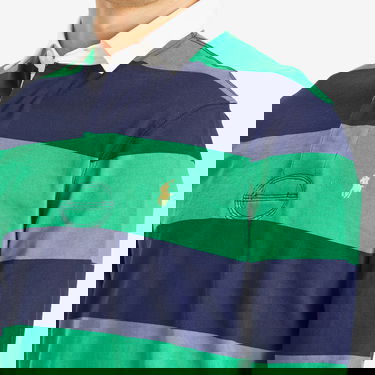 Поло тениска Polo by Ralph Lauren Ralph Lauren Long Sleeve Rugby Shirt, Size Large Зелено | 710900566015, 5