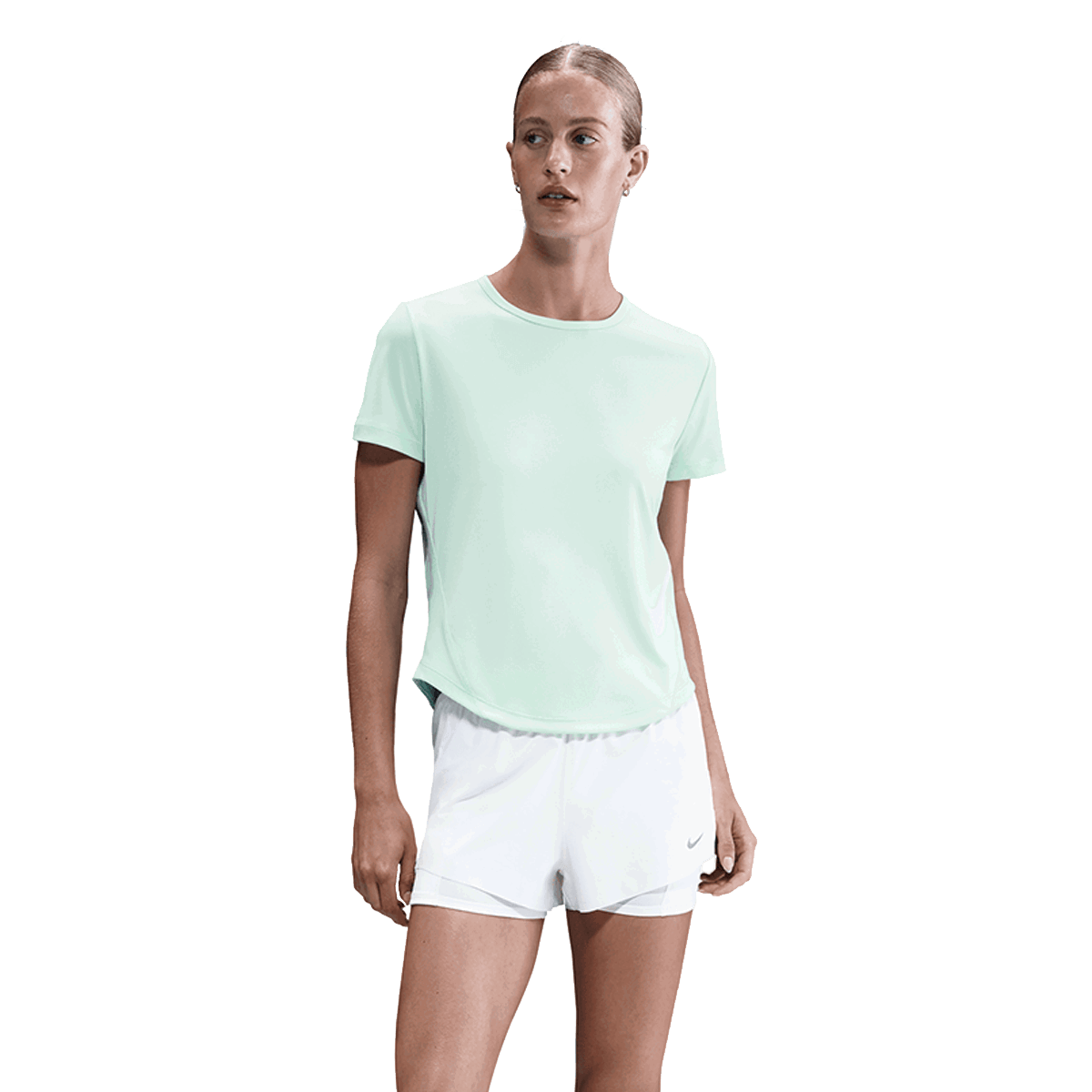 Тениска Nike Tempo Swoosh DF Short Sleeve Running Top Зелено | HV2772-353, 0