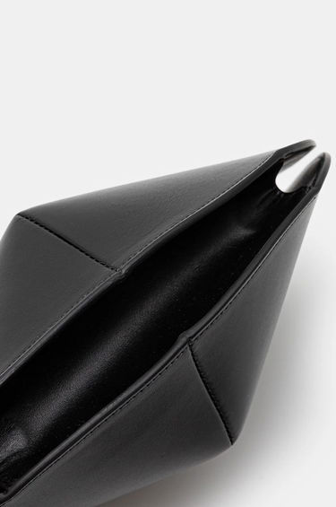 Дамска чанта Coperni Coperni U.F.O. Leather Handbag Черно | COPBA34405, 3
