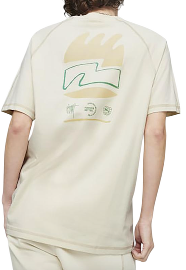 Тениска Puma Puma Downtown RE Collection T-Shirt Бежово | 624402-87, 2