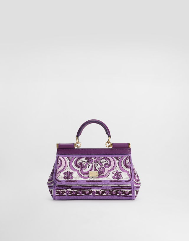 Dolce & Gabbana Sicily Handbag With Majolica Embroidery