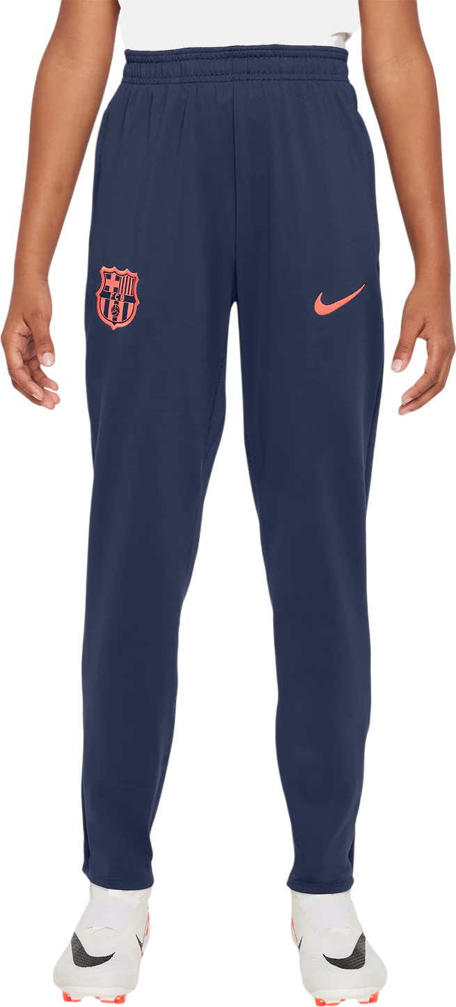 Панталони Nike Dri-FIT Total 90 FC Barcelona Knit Soccer Pants Тъмно синьо | hm4166-410, 0