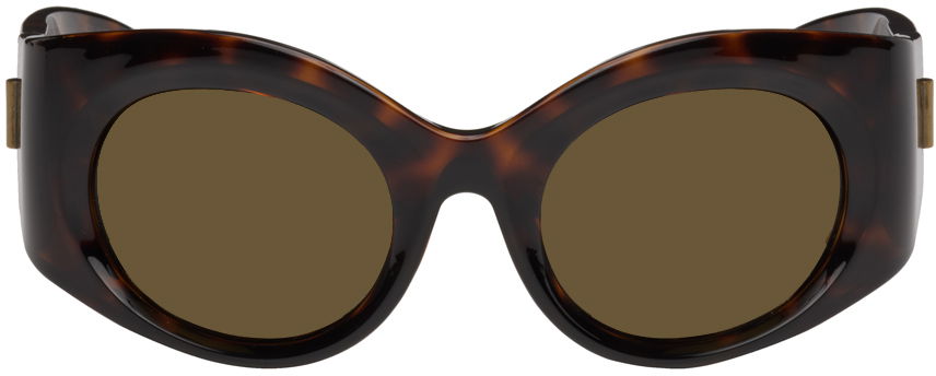 Слънчеви очила Balenciaga Oval Sunglasses Кафяво | BB0189S, 0