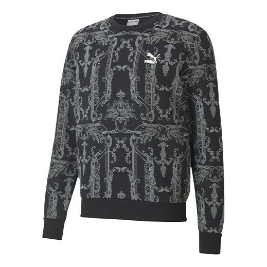 Пуловер Puma Luxe AOP Crew Sweatshirt Черно | 530305-01, 0
