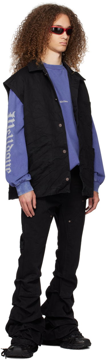 Жилетка We11done We11done Oversized Denim Vest Черно | WD-DV0-24-394-U-BK, 3