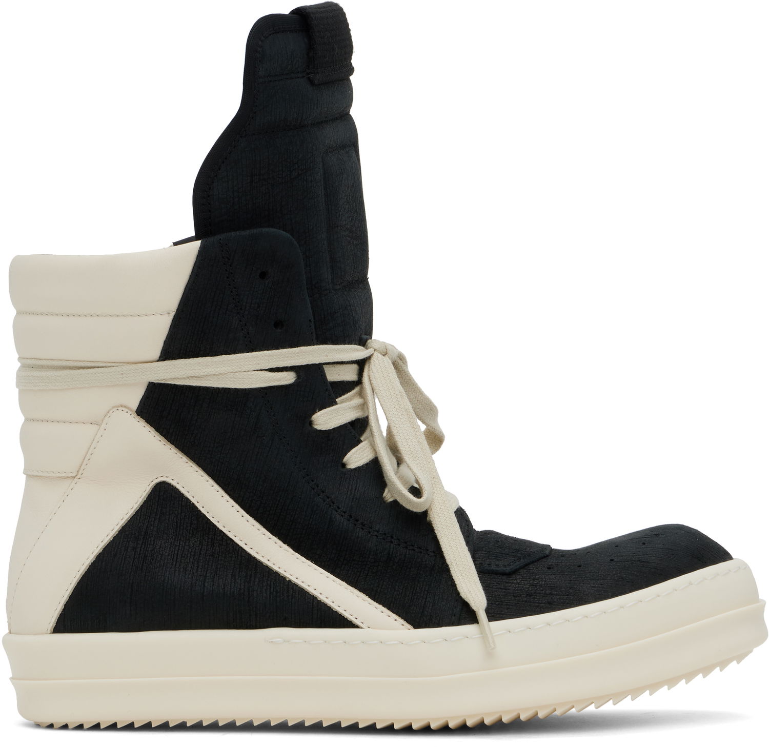 Кецове и обувки Rick Owens Hollywood Geobasket Бежово | RU01E5894 LFBLCO, 0
