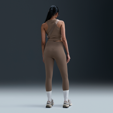 Клинове Nike Zenvy High-Waisted Gentle Support Leggings (Plus Size) Кафяво | DQ6013-233, 3
