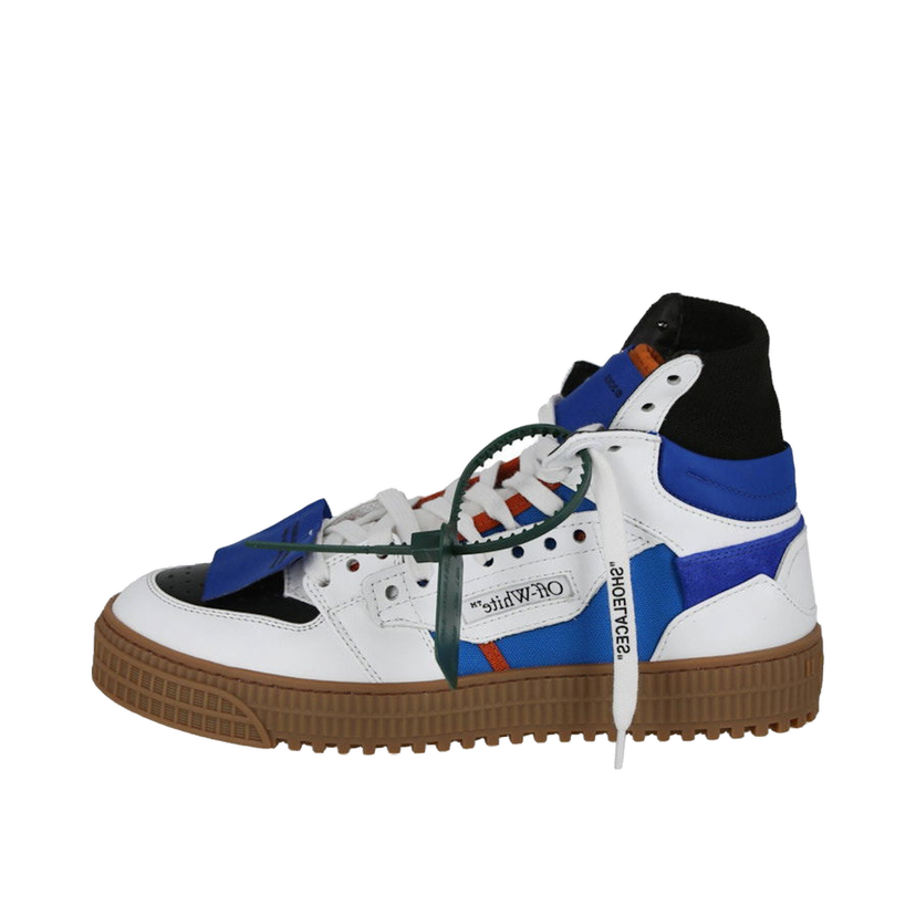 Кецове и обувки Off-White Off-Court 3.0 High-Top White Blue Бяло | IA065F23 LEA002 6901 10061
