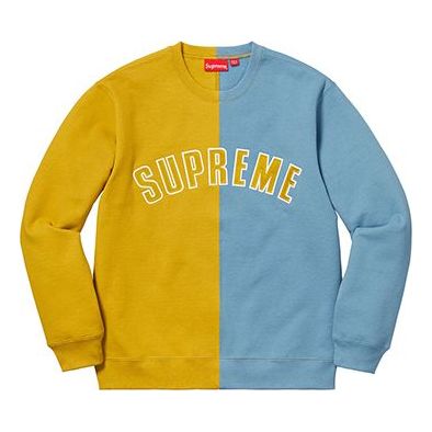 Пуловер Supreme Supreme FW18 Split Crewneck Sweatshirt Многоцветен | SUP-FW18-131