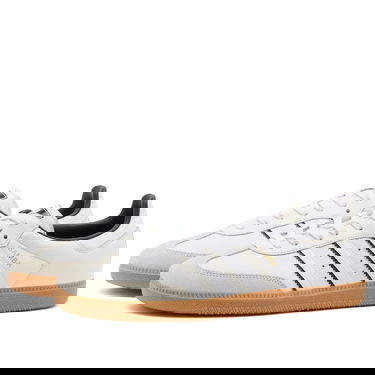 Кецове и обувки adidas Originals Samba OG in White/Off White/Core Black, Size UK 3 | END. Clothing Бяло | ID1480, 0
