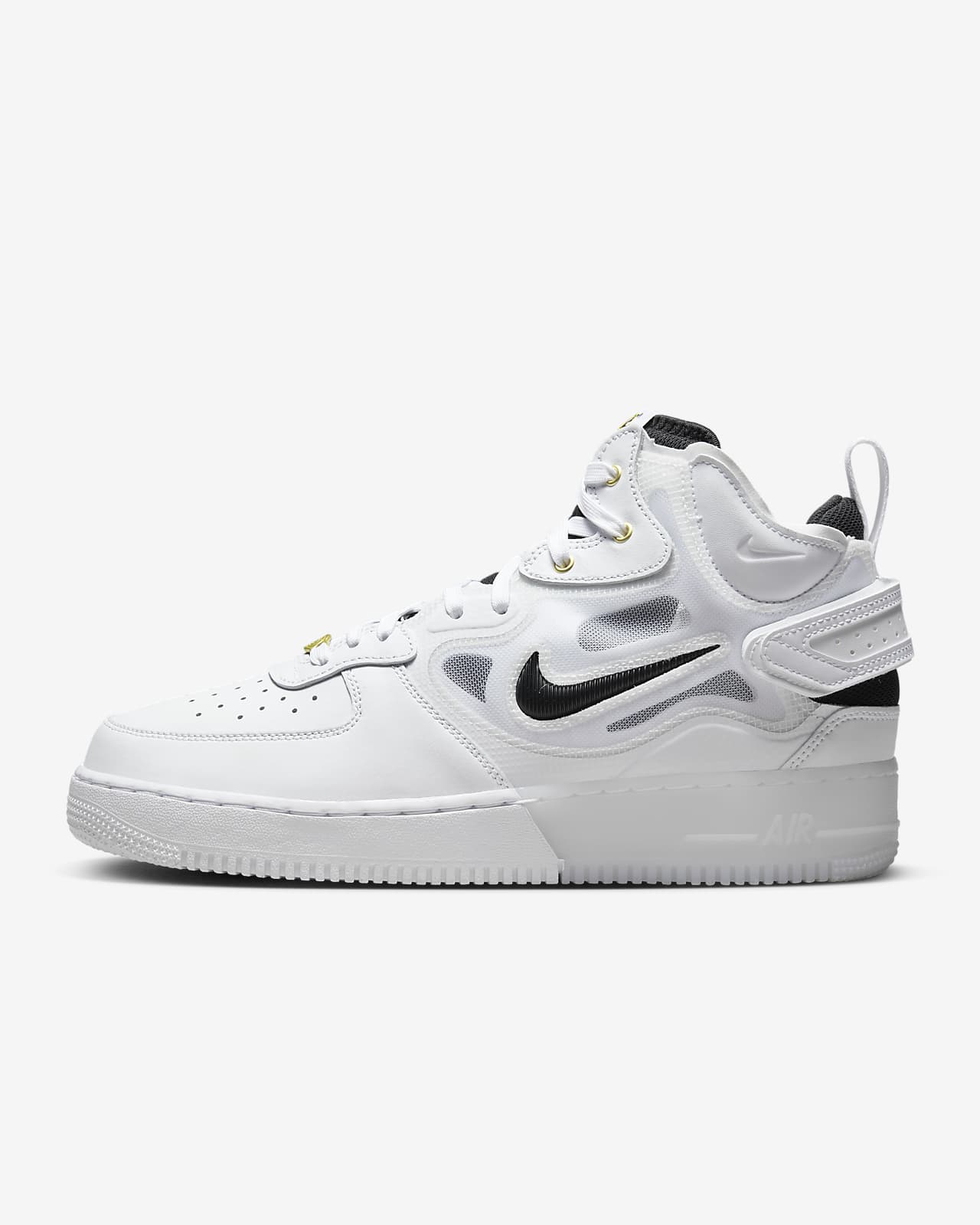 Кецове и обувки Nike Air Force 1 Mid React Бяло | DQ7668-100, 0